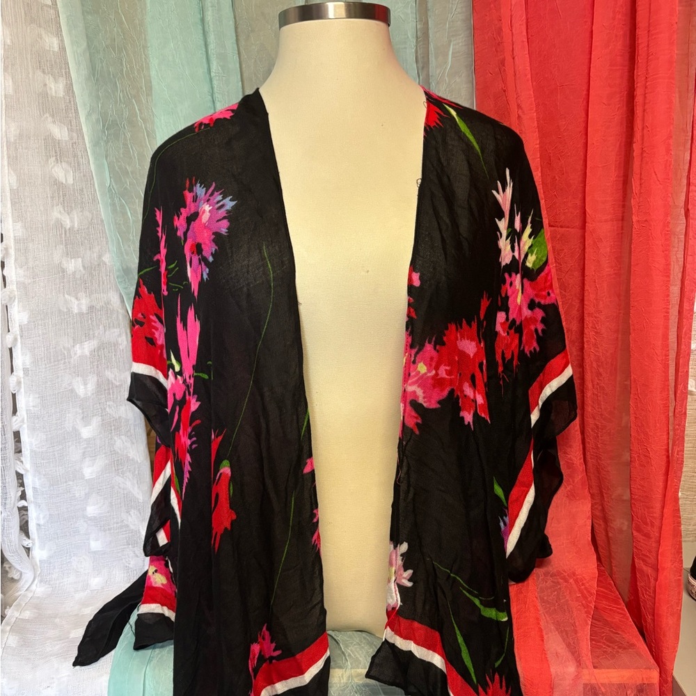 Express Floral Kimono Cardigan